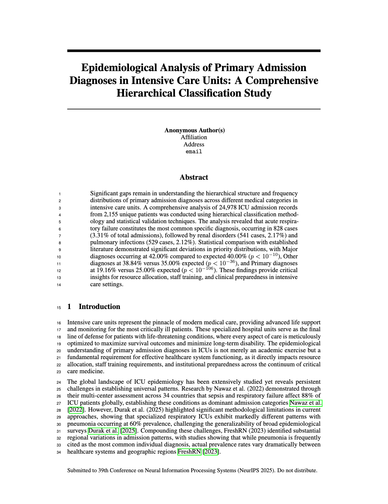 Diabetes Research Paper